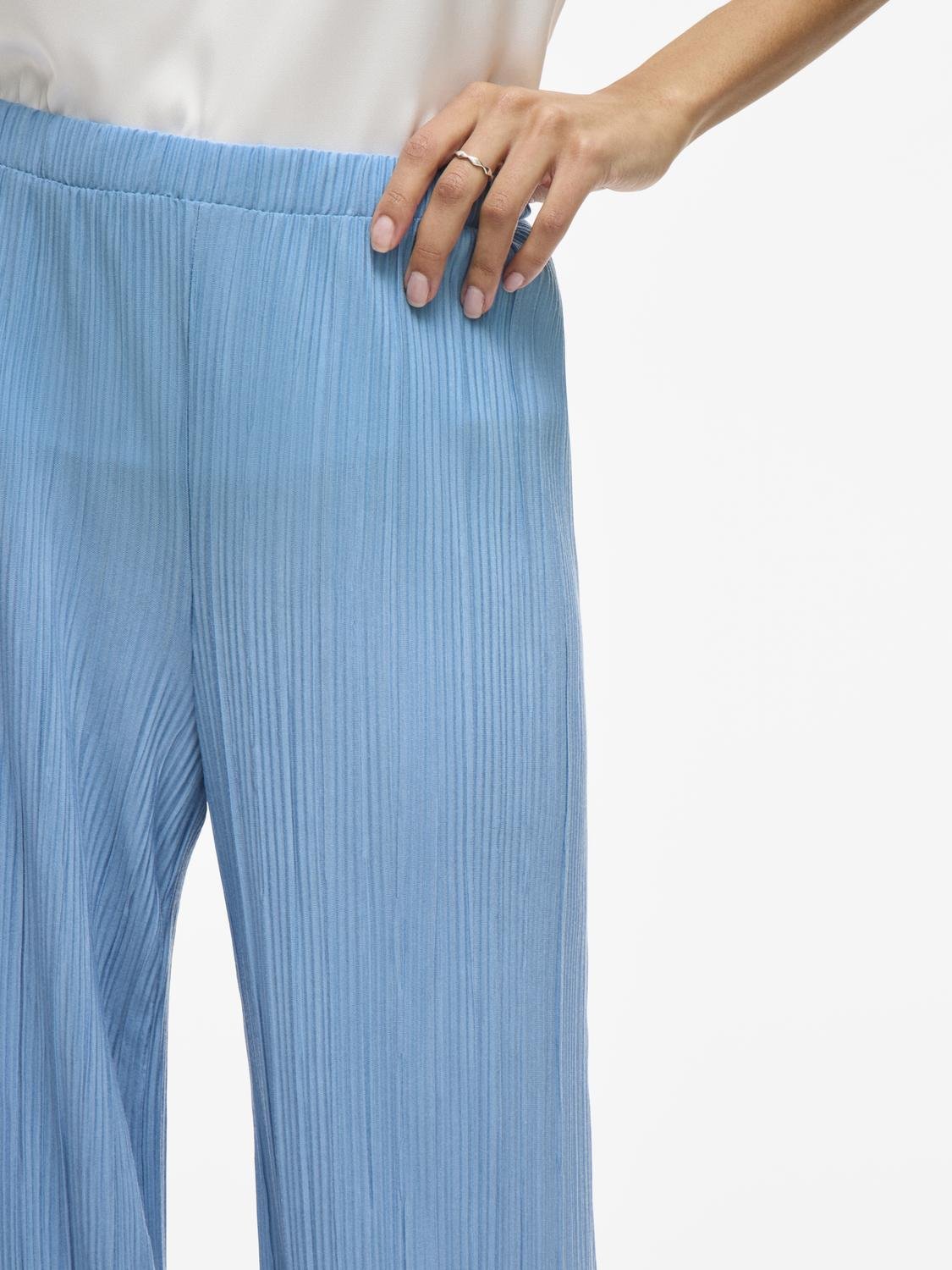 VIPLISA Trousers - Blissful Blue - VERO MODA & VILA Bergvik